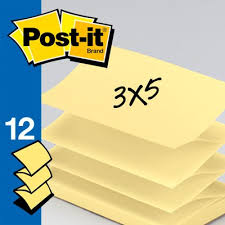 Post-it-Pad 3" x 5" Coloured